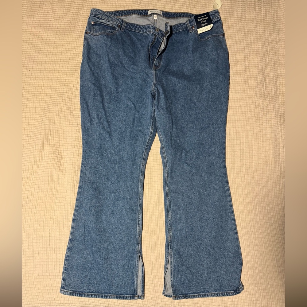 Abercrombie & Fitch The Vintage Flare High Rise Curve Love
